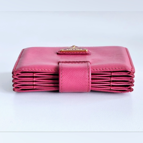 Prada Pink Accordion Card Holder Wallet - Picture 5 of 12